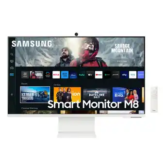 Falabella Monitor Inteligente Samsung 32 Pulgadas |M8 Blanco |Tasa de Refresco 60HZ oferta