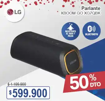 Ktronix LG Parlante XBOOM GO XG7QBK oferta