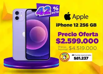 Alkomprar Apple iPhone 12 256 GB oferta