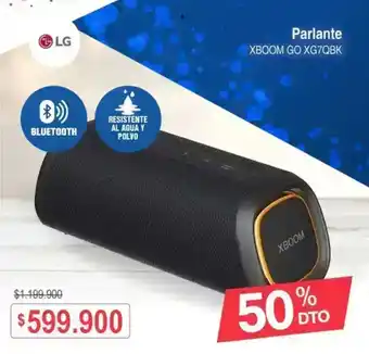 Ktronix LG Parlante XBOOM GO XG7QBK oferta