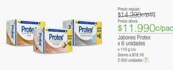 Jumbo Jabones protex x 6 unidades x 110 g c/u oferta