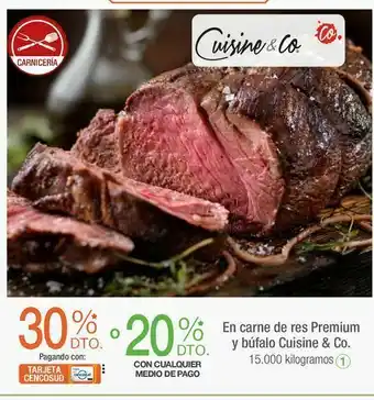Jumbo En carne de res premium y búfalo cuisine & co. oferta