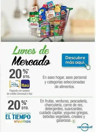 Jumbo En aseo hogar, aseo personal y categorías seleccionadas de alimentos. oferta