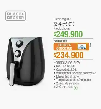 Jumbo Freidora black & decker oferta