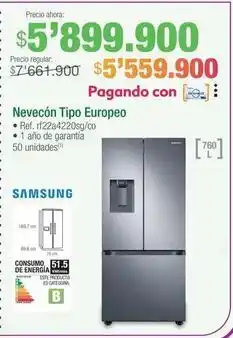 Jumbo Samsung - nevecon tipo europeo oferta