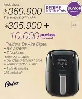 Jumbo Oster - freidora de aire digital oferta