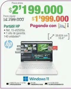 Jumbo Hp - portatil oferta