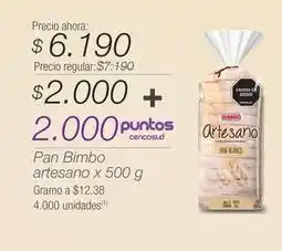 Jumbo Bimbo - pan artesano oferta