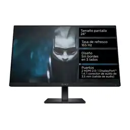 Falabella Monitor HP Gaming OMEN 24 | 23.8 Pulgadas LED | Tasa de Refresco 165Hz | 780D9AA oferta