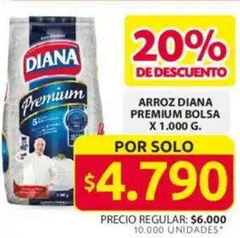 Ara ARROZ DIANA PREMIUM BOLSA x 1.000g oferta