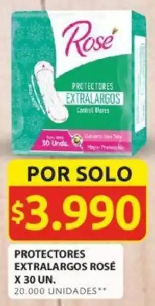 Ara PROTECTORES EXTRALARGOS ROSÉ x 3un oferta