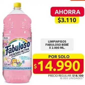 Ara LIMPIAPISOS FABULOSO BEBÉ x 2.000ml oferta