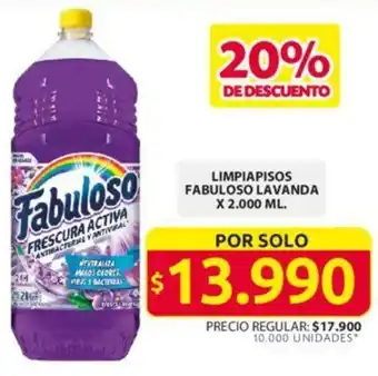 Ara LIMPIAPISOS FABULOSO LAVANDA x 2.000ml oferta