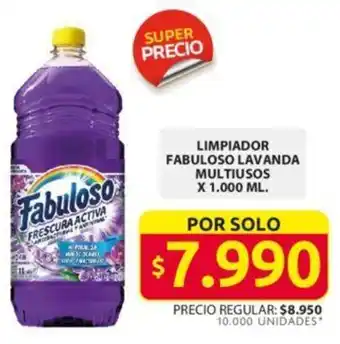Ara LIMPIADOR FABULOSO LAVANDA MULTIUSOS x 1.000ml oferta