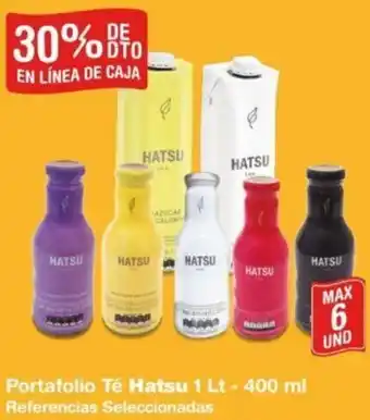 Makro Portafolio Té Hatsu 1lt - 400ml oferta