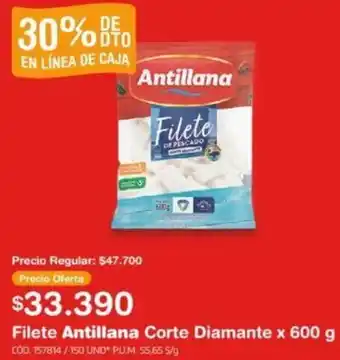 Makro Filete Antillana Corte Diamante x 600g oferta