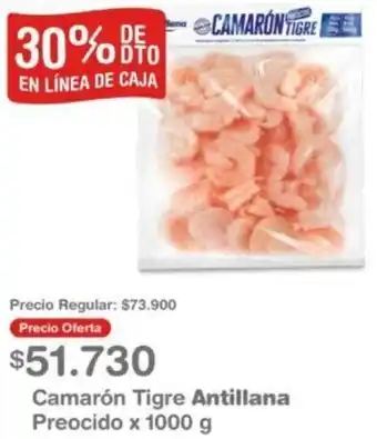 Makro Camarón Tigre Antillana Preocido x 1000g oferta