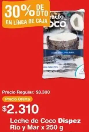 Makro Leche de Coco Dispez Río y Marx 250g oferta