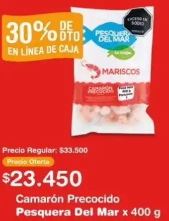 Makro Camarón Precocido Pesquera Del Mar x 400g oferta