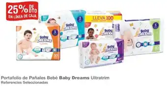 Makro Portafolio de Pañales Bebé Baby Dreams Ultratrim Referencias Seleccionadas oferta