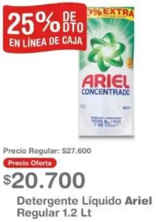 Makro Detergente Líquido Ariel Regular 1.2lt oferta