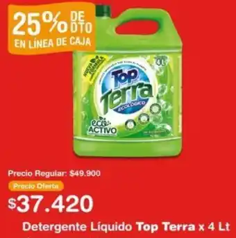 Makro Detergente Líquido Top Terra x 4lt oferta