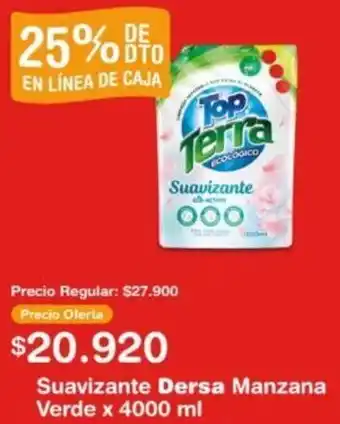 Makro Suavizante Dersa Manzana Verde x 4000ml oferta