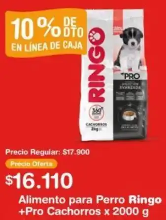Makro Alimento para Perro Ringo +Pro Cachorros x 2000g oferta