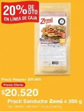 Makro Practi Sanduche Zenú x 388g oferta