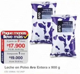 Makro Leche en Polvo Aro Entera x 900g oferta