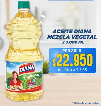 Colsubsidio Aceite Diana Mezcla Vegetal x 3.000ml oferta