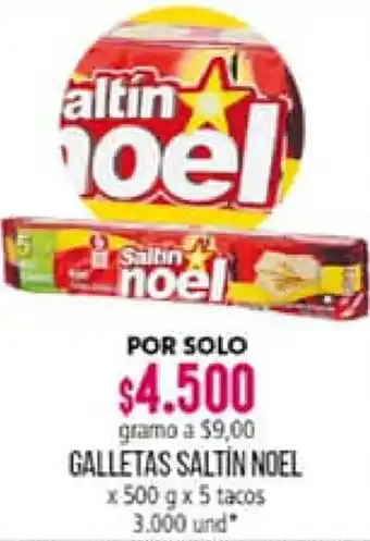Colsubsidio Galletas Saltín Noel 500g x 5 Tacos oferta