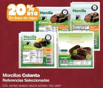 Makro Morcillas Colanta Referencias Seleccionadas oferta