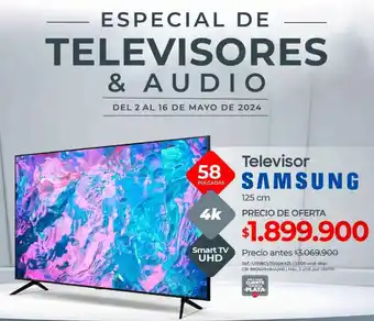 Olímpica Televisor SAMSUNG 125cm oferta