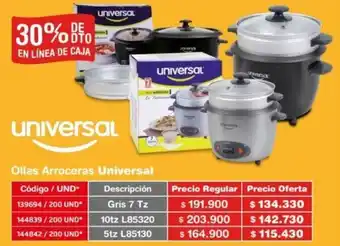 Makro Ollas Arroceras Universal oferta