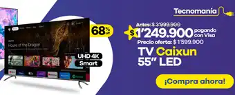 Éxito TV Caixun 55" LED oferta