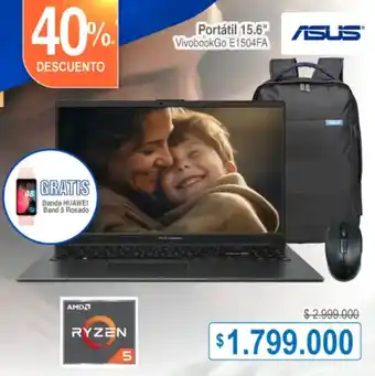 Alkosto ASUS Portátil 15.6" oferta