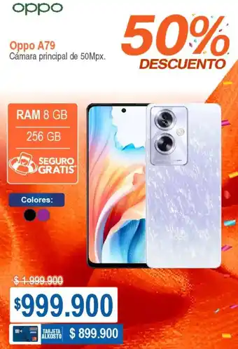 Alkosto Oppo A79 Cámara principal de 50Mpx. oferta