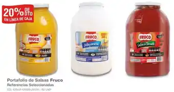 Makro Portafolio de Salsas Fruco oferta