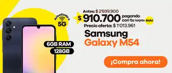 Éxito Samsung Galaxy M54 oferta