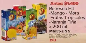 Surtimax Refresco Hit x 200ml oferta