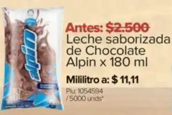 Surtimax Leche saborizada de Chocolate Alpin x 180ml oferta