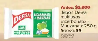 Surtimax Jabón Dersa multiusos Bicarbonato + Manzana x 250g oferta