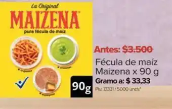 Surtimax Fécula de maíz Maizena x 90g oferta