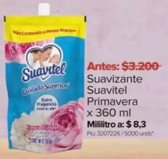 Surtimax Suavizante Suavitel Primavera x 360ml oferta