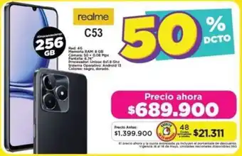 Alkomprar realme C53 256GB oferta