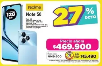 Alkomprar realme Note 50 128GB oferta