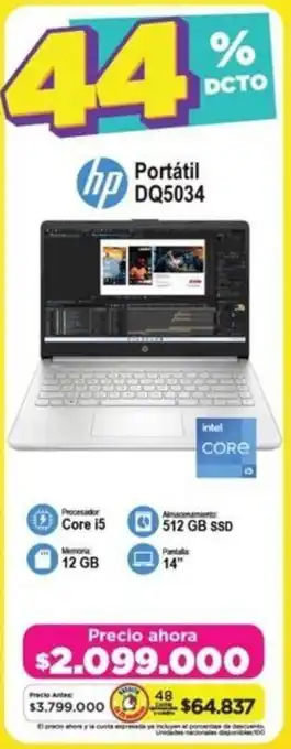 Alkomprar hp Portátil DQ5034 oferta