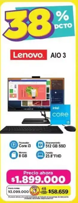 Alkomprar Lenovo AIO 3 oferta