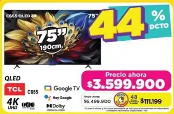 Alkomprar TCL C655 Google TV oferta